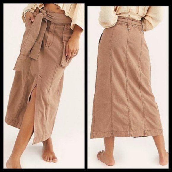 Free People Dresses & Skirts - Free People Catching Feelings Utility Skirt 4 NWT